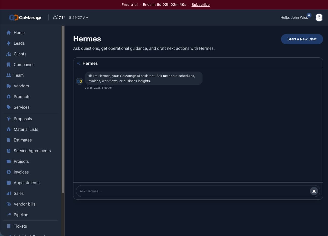 Hermes AI Assistant Hermes AI Assistant